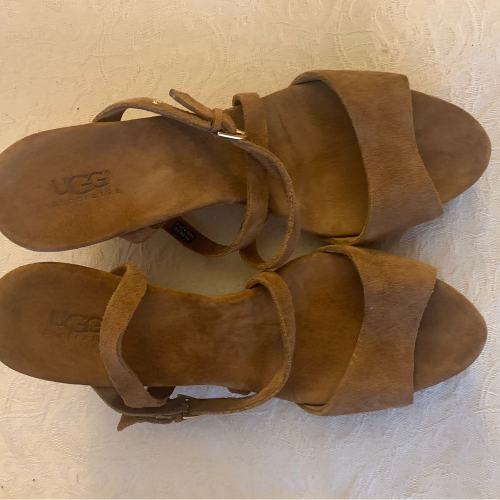 Ugg Jullita Suede Wedge Heel- Never Worn - Picture 2 of 4